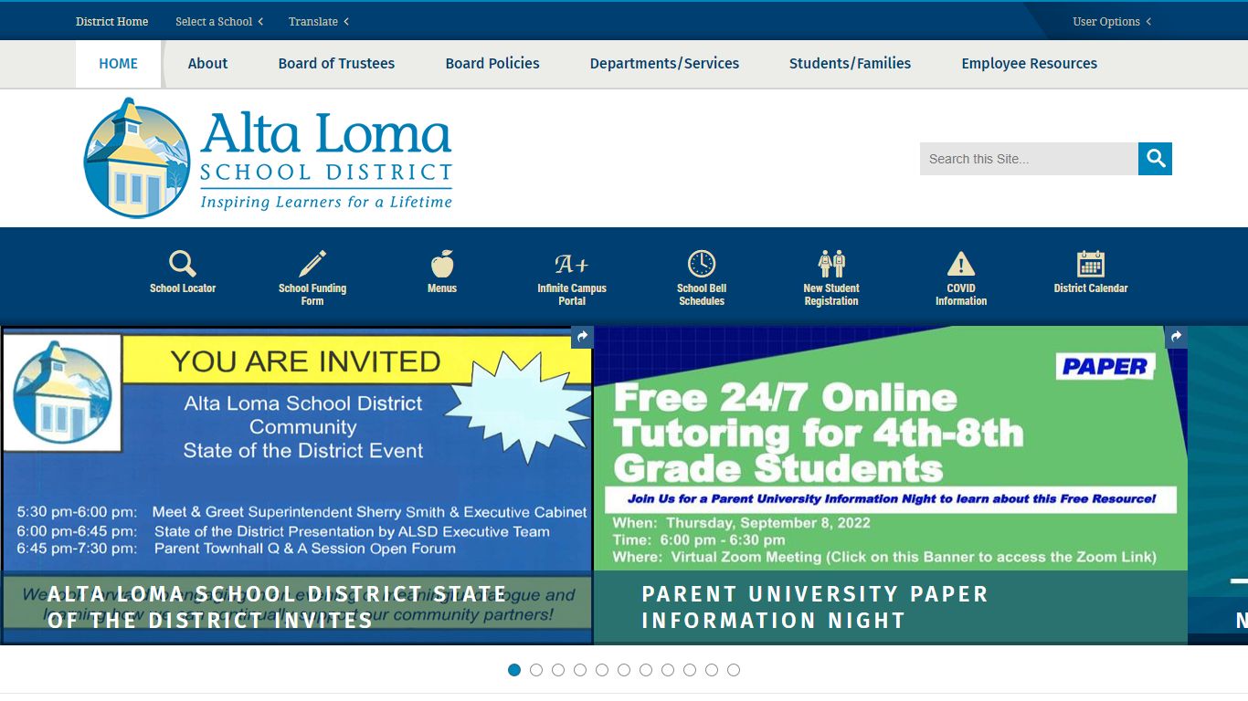 Alta Loma School District / Homepage