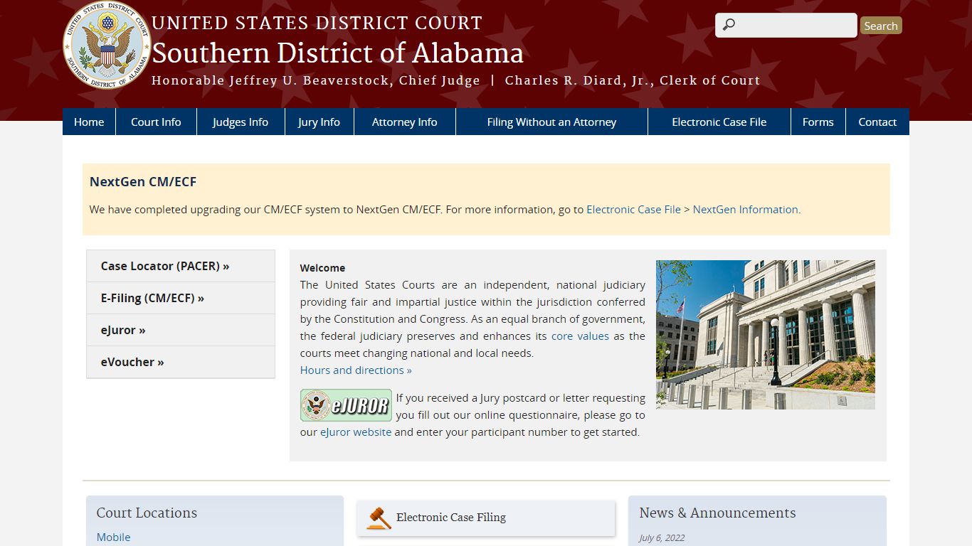 Southern District of Alabama | United States District Court